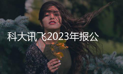 科大讯飞2023年报公布：平台消费者业务成为公司业务板块