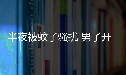 半夜被蚊子骚扰 男子开窗“诱敌深入”：一口气电死200多只