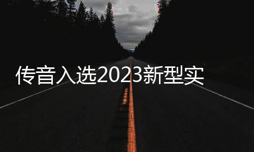 传音入选2023新型实体企业TOP100：名列第81位