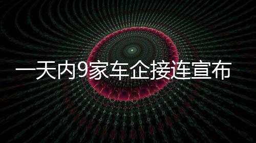 一天内9家车企接连宣布降价促销：吉利最狠暴降4.7万