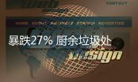 暴跌27% 厨余垃圾处理器越来越卖不出去了 普及率还不足1%