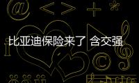 比亚迪保险来了 含交强险、商业险等15个汽车险种