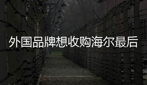 外国品牌想收购海尔最后被海尔收购 海尔成功逆袭