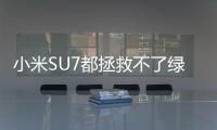 小米SU7都拯救不了绿牌的丑 九款颜色上牌后长这样