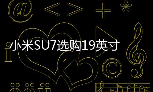 小米SU7选购19英寸轮毂 后续可换20/21英寸吗 官方解答