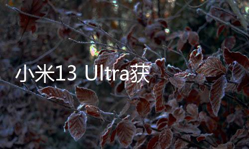 小米13 Ultra获1.0.9.0版更新 新增大师人像、AISP功能