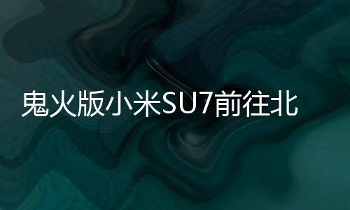 鬼火版小米SU7前往北京小米总部 车主希望与雷军合影