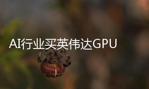 AI行业买英伟达GPU，花的钱比赚的多17倍