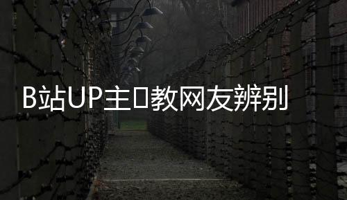 B站UP主​教网友辨别AI和人类，视频播放量126万