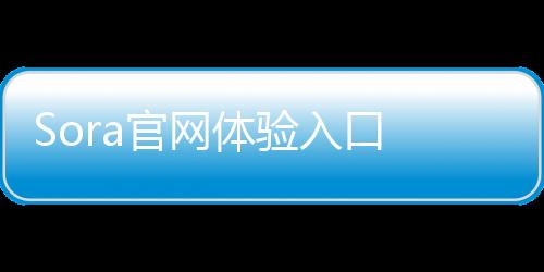 Sora官网体验入口 OpenAI文生视频模型免费在线使用地址