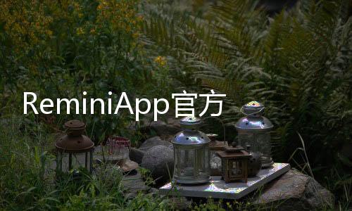 ReminiApp官方版下载地址 Remini黏土人滤镜官网使用方法教程地址入口