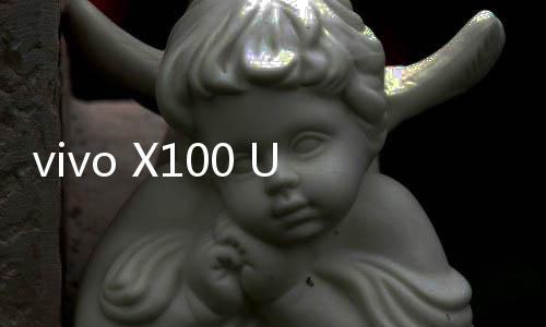 vivo X100 Ultra登陆官方商城 5月13日发布 设计很有感